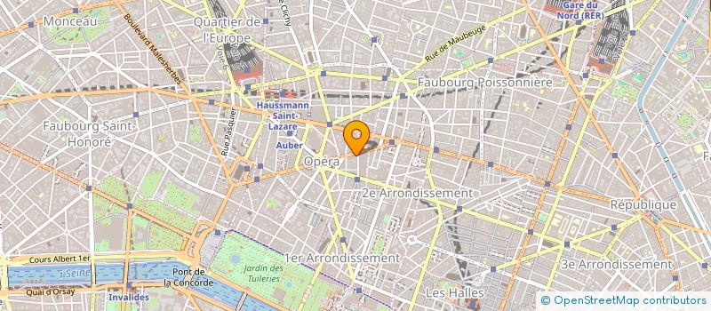 localisation de l'entreprise SERIC à PARIS