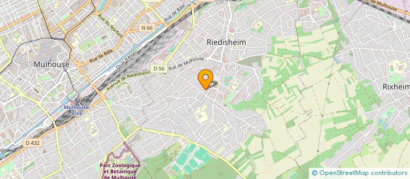localisation de l'entreprise SERIC MAINTENANCE à RIEDISHEIM