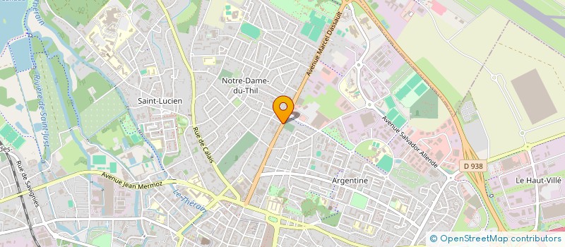 localisation de l'entreprise SERICE SARL à BEAUVAIS