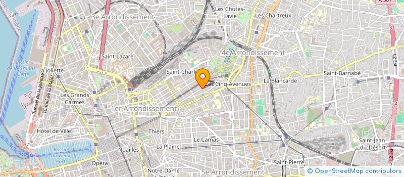 localisation de l'entreprise SERICOFI ETUD REAL INDU COM FI à MARSEILLE