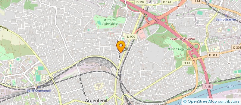localisation de l'entreprise SERICOM PLASTOREX à ARGENTEUIL