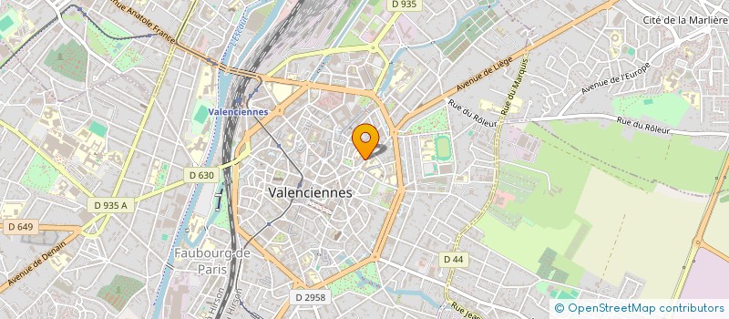 localisation de l'entreprise SERIDEL à VALENCIENNES