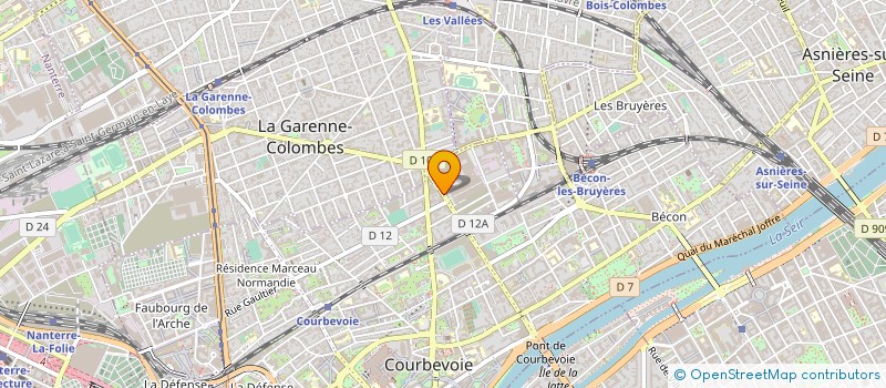 localisation de l'entreprise SERIDERM SERVICES FRANCE à RUEIL-MALMAISON