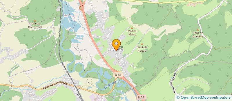 localisation de l'entreprise SERIDEV (SERVICES INNOVATION DEVELOPPEMENT)  LA VOIVRE