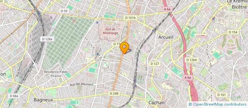 localisation de l'entreprise SERIDJ MAKHLOUF ET SEHRANE TAREK à ARCUEIL