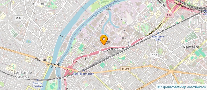 localisation de l'entreprise SERIDOR  NANTERRE