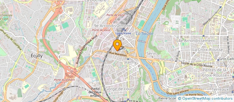 localisation de l'entreprise SERIDUM  LYON