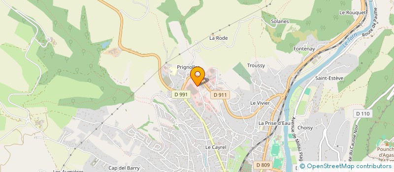 localisation de l'entreprise SERIE L  MILLAU