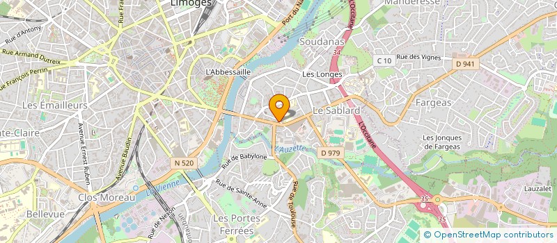 localisation de l'entreprise SERIE SANS JUS à LIMOGES