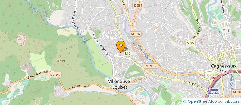 localisation de l'entreprise SERIEM SAS à VILLENEUVE-LOUBET