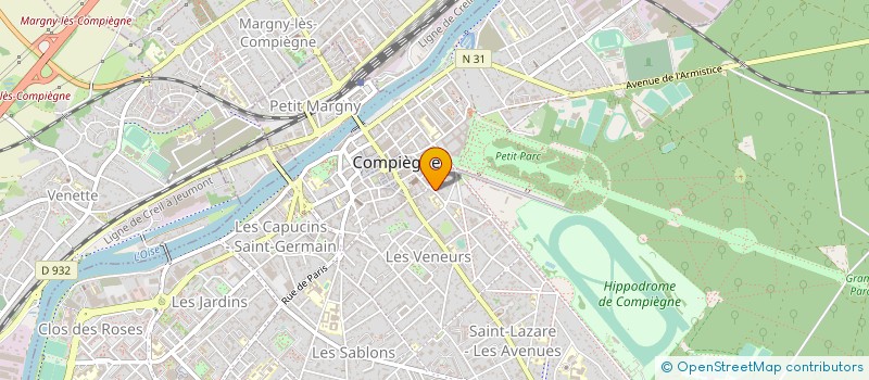 localisation de l'entreprise SERIES DE COMPIEGNE  COMPIEGNE