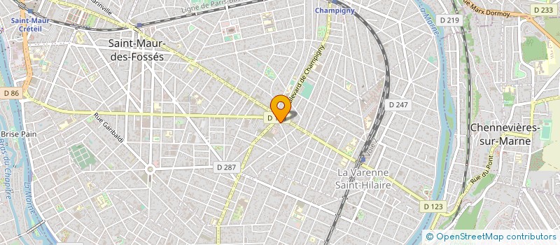 localisation de l'entreprise SERIFAX EUROPE  SAINT-MAUR-DES-FOSSES