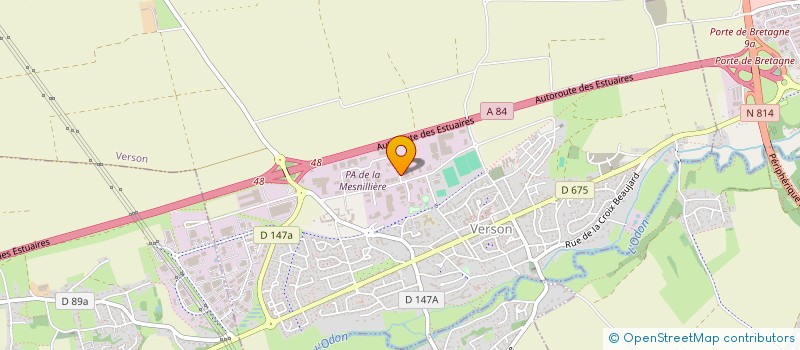 localisation de l'entreprise SERIFLEC  VERSON