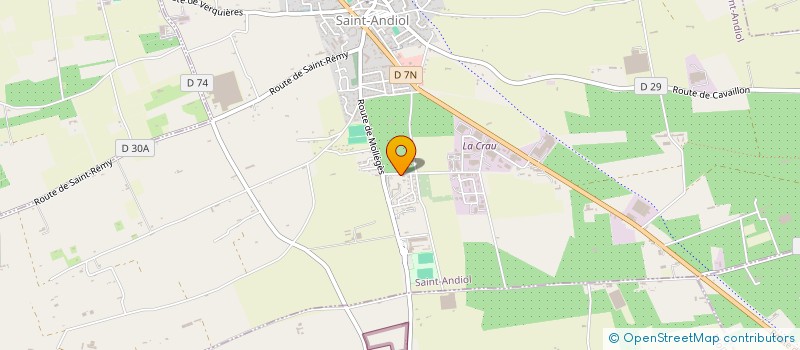 localisation de l'entreprise SERIFOS  SAINT-ANDIOL