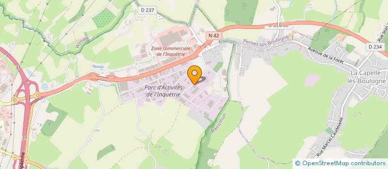 localisation de l'entreprise SERIFROID  SAINT-MARTIN-BOULOGNE