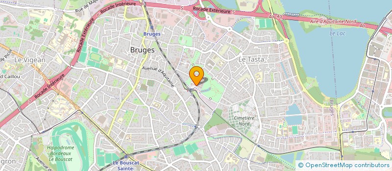 localisation de l'entreprise SERIGAS  BRUGES