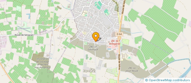 localisation de l'entreprise SERIGNAN TENNIS DE TABLE 34  SERIGNAN