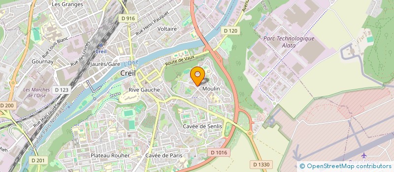 localisation de l'entreprise SERIGNE HOTEL SERVICES  CREIL