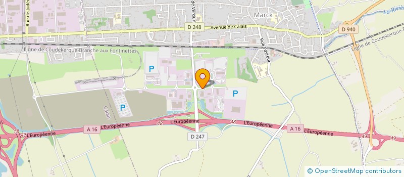 localisation de l'entreprise SERIGRAPHIE FOURRIER  MARCK