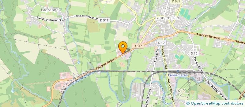 localisation de l'entreprise SERIGRAPHIE LANOGRAPH  CAMPISTROUS