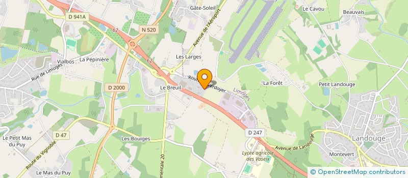localisation de l'entreprise SERIGRAVURE DU CENTRE SARL à VERNEUIL-SUR-VIENNE