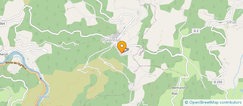localisation de l'entreprise SERILLON BOISSONS  CHALENCON