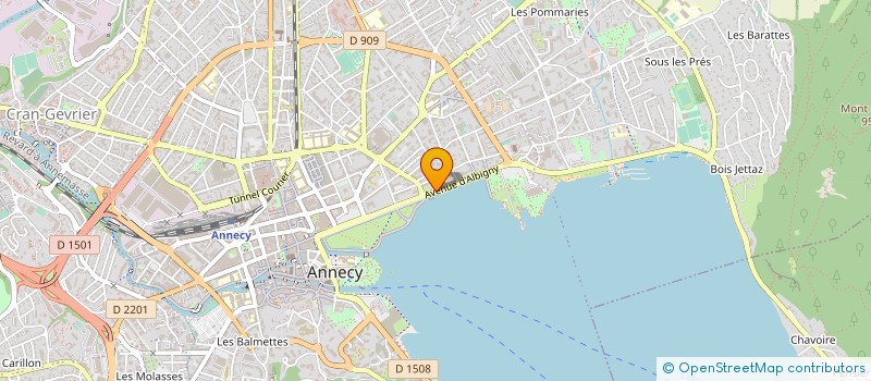 localisation de l'entreprise SERIM à ANNECY