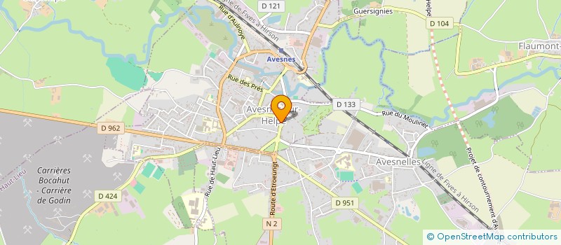 localisation de l'entreprise SERIM NORD à AVESNES-SUR-HELPE