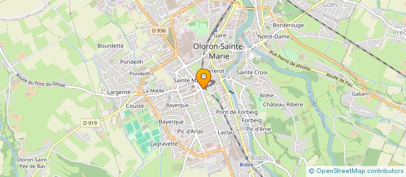 localisation de l'entreprise SERIM-SOC ET & REALISATION IMMOBILIERE à OLORON-SAINTE-MARIE