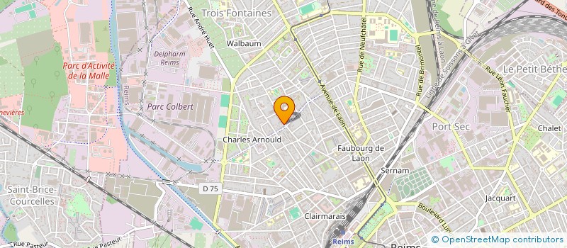 localisation de l'entreprise SERIMA-MIT à REIMS