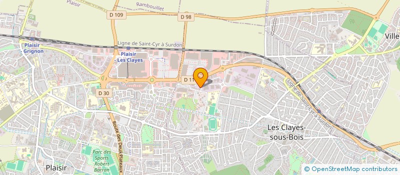 localisation de l'entreprise SERIMAGES  LES CLAYES-SOUS-BOIS