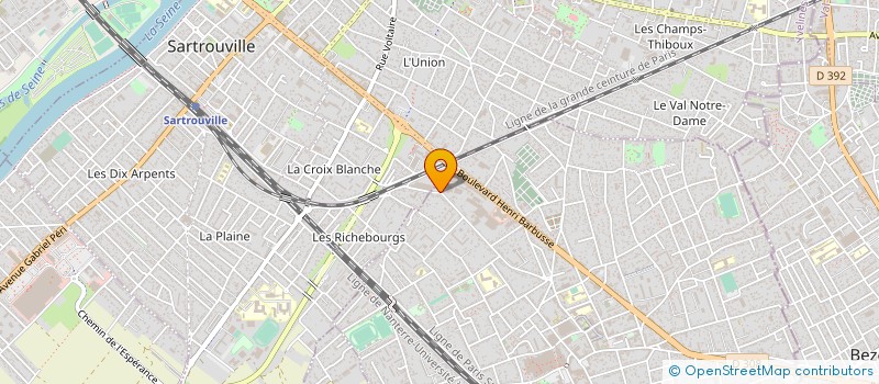 localisation de l'entreprise SERIMCO à HOUILLES