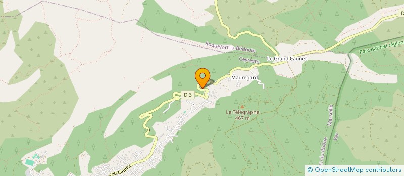 localisation de l'entreprise SERIMED à CEYRESTE