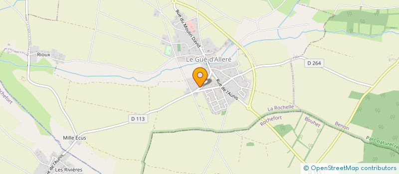 localisation de l'entreprise SERIMIDEL  LE GUE-D'ALLERE