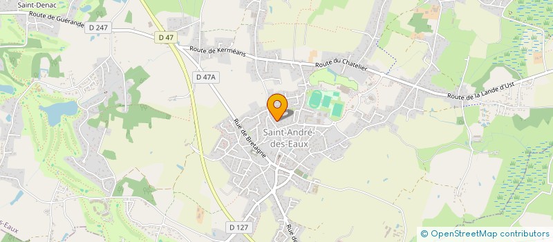 localisation de l'entreprise SERIMMO  SAINT-ANDRE-DES-EAUX