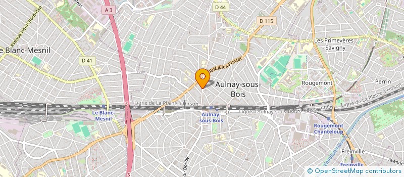 localisation de l'entreprise SERIMO à AULNAY-SOUS-BOIS