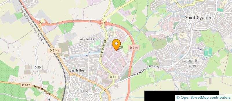 localisation de l'entreprise SERIMP  ELNE