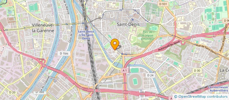 localisation de l'entreprise SERIN à SAINT DENIS