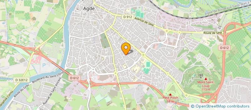 localisation de l'entreprise SERIN  AGDE