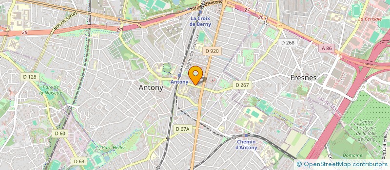 localisation de l'entreprise SERIN SAS à ANTONY