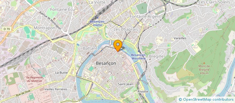 localisation de l'entreprise SERINA à BESANCON