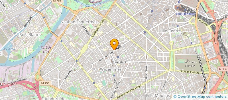 localisation de l'entreprise SERINORD à LILLE