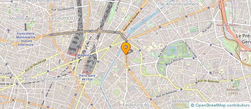 localisation de l'entreprise SERINTEL SARL  PARIS