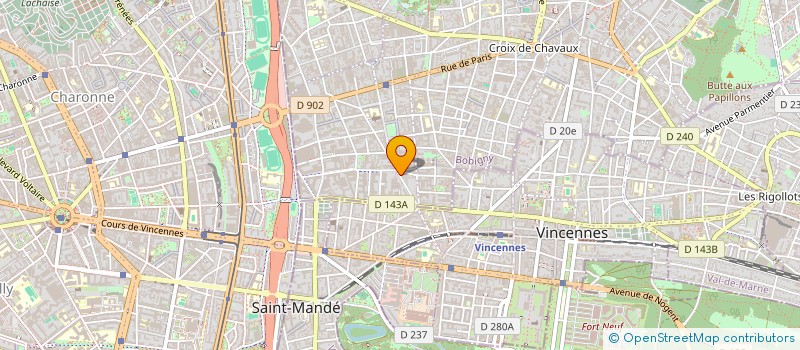 localisation de l'entreprise SERINTER à MONTREUIL