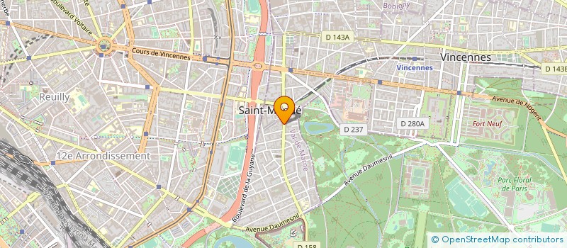 localisation de l'entreprise SERIO  SAINT-MANDE