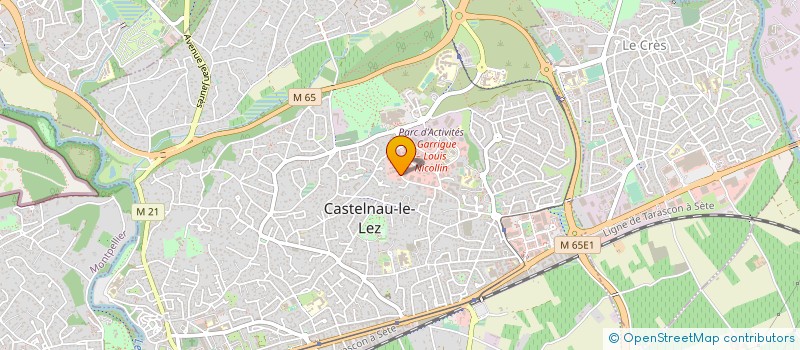 localisation de l'entreprise SERIOM à CASTELNAU-LE-LEZ