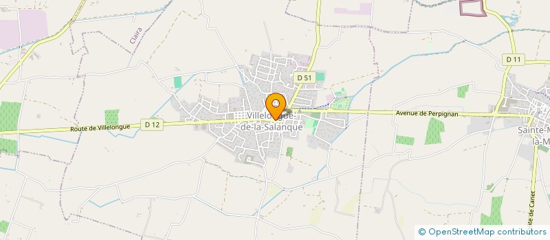 localisation de l'entreprise SERIOT  VILLELONGUE-DE-LA-SALANQUE