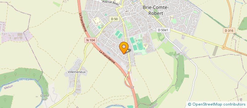 localisation de l'entreprise SERIOT FREIRE TRANSPORTS &LOGISTIQUE à BRIE-COMTE-ROBERT