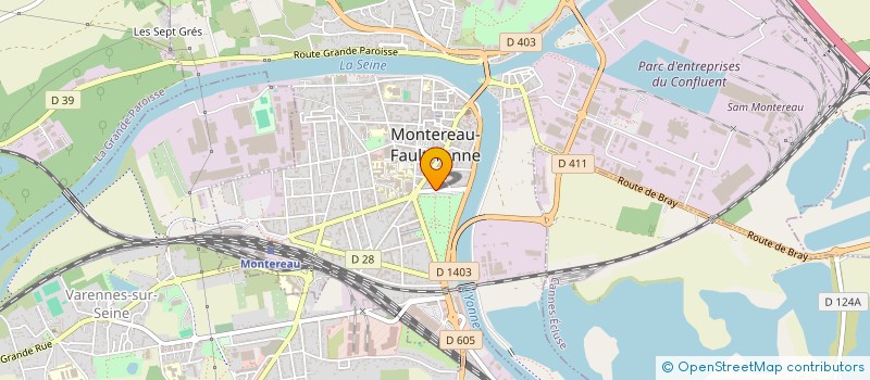 localisation de l'entreprise SERIP à MONTEREAU-FAULT-YONNE
