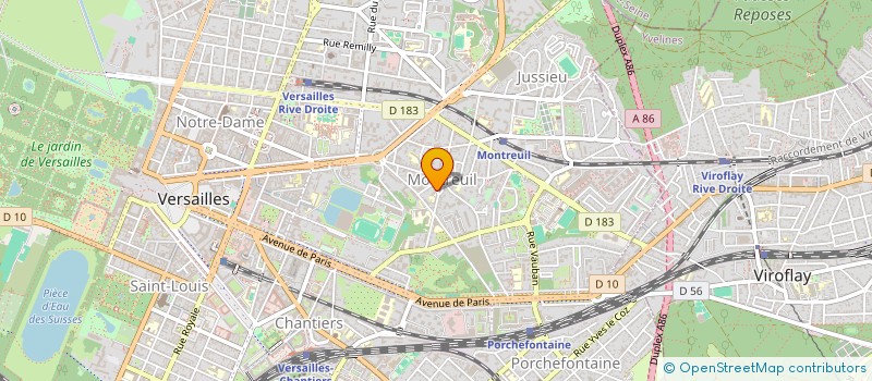 localisation de l'entreprise SERIP MULTI-SERVICES à VERSAILLES